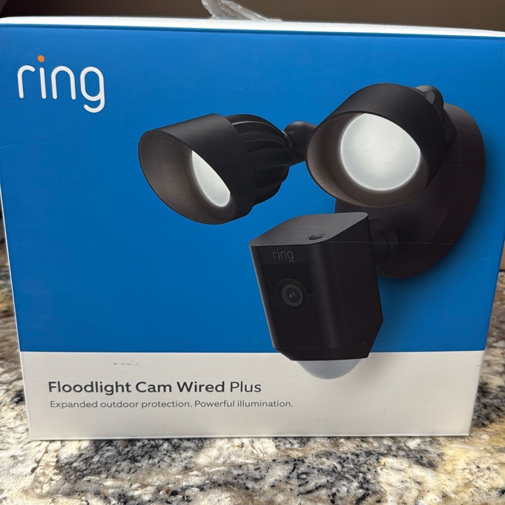Ring Floodlight Cam Wired Plus - Black $150